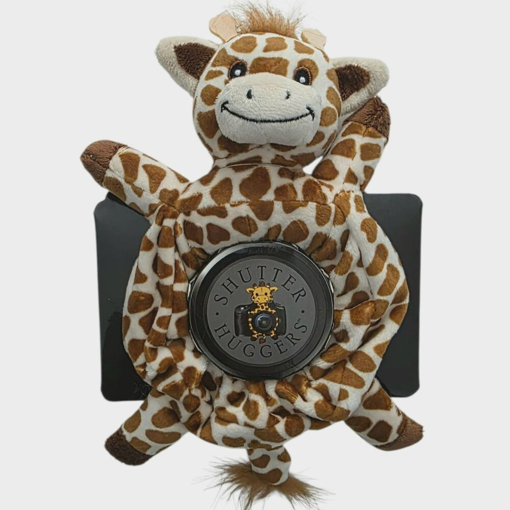 New Giraffe Shutter Huggers Plush Camera Attachment Kid Photo Prop Fun Animal